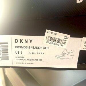 DKNY cosmos sneaker wedge size 9